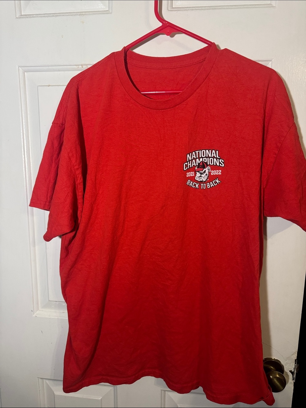 2021-2022 Georgia Bulldogs National Champions Graphic T‑Shirt (XL)